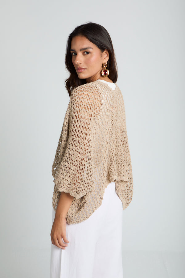 Sunny Day Cardigan in Cafe