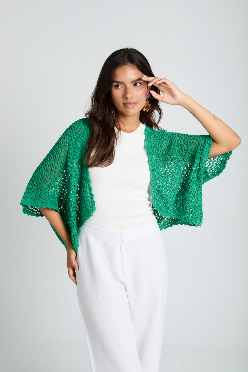 Sunny Day Cardigan in Green