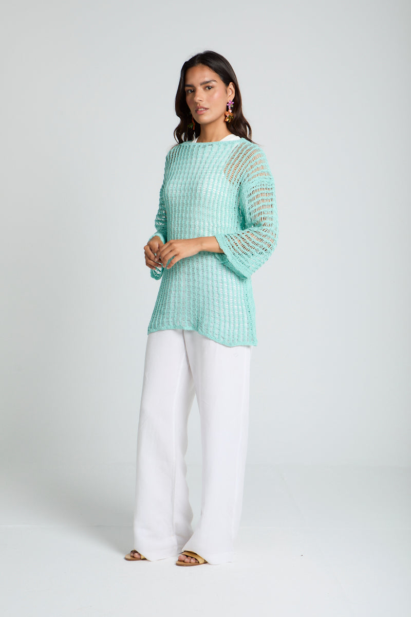Island Dream jumper in Tiffany