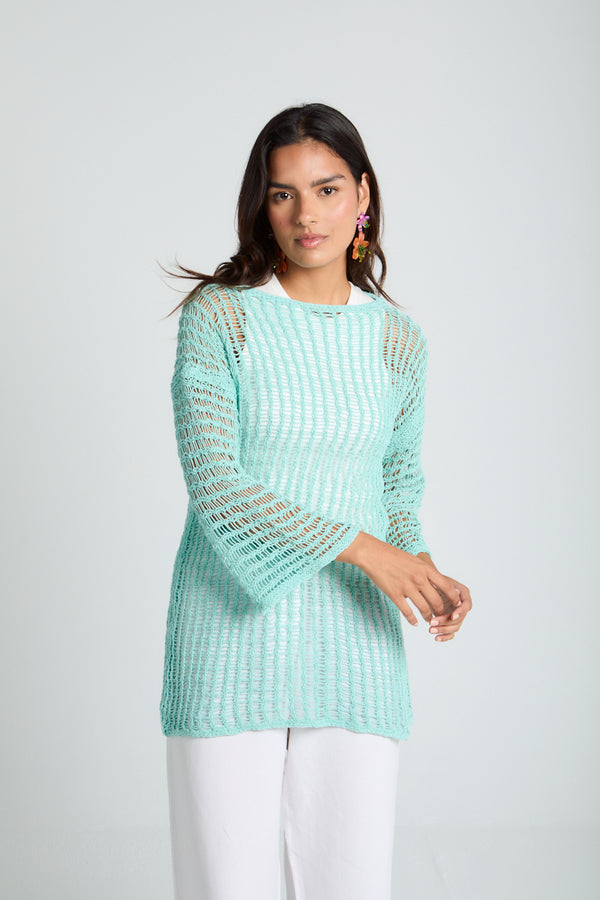 Island Dream jumper in Tiffany