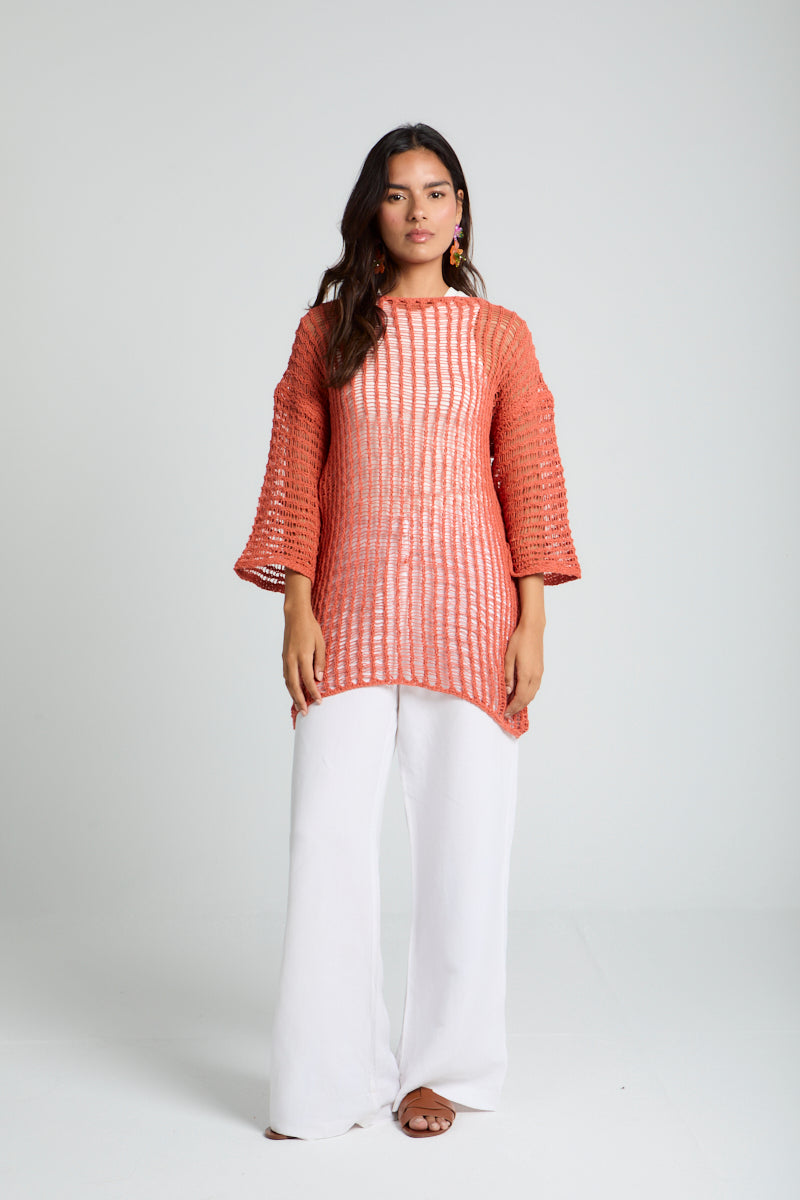 Island Dream jumper in Brick