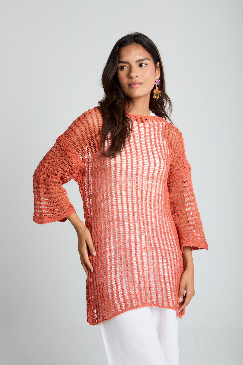 Island Dream jumper in Brick