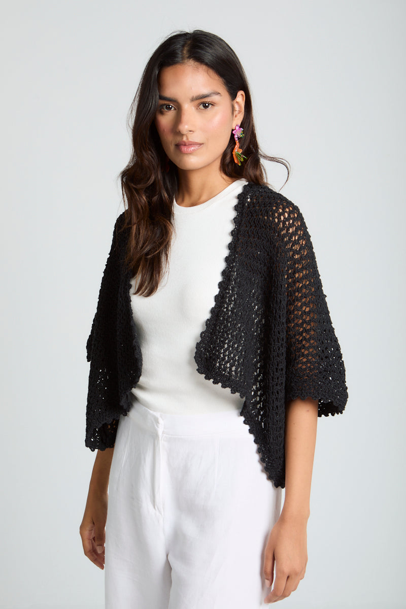 Sunny Day Cardigan in Black