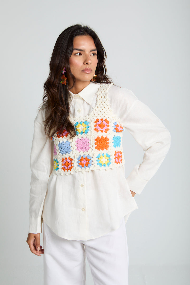 Blooming Crochet Top