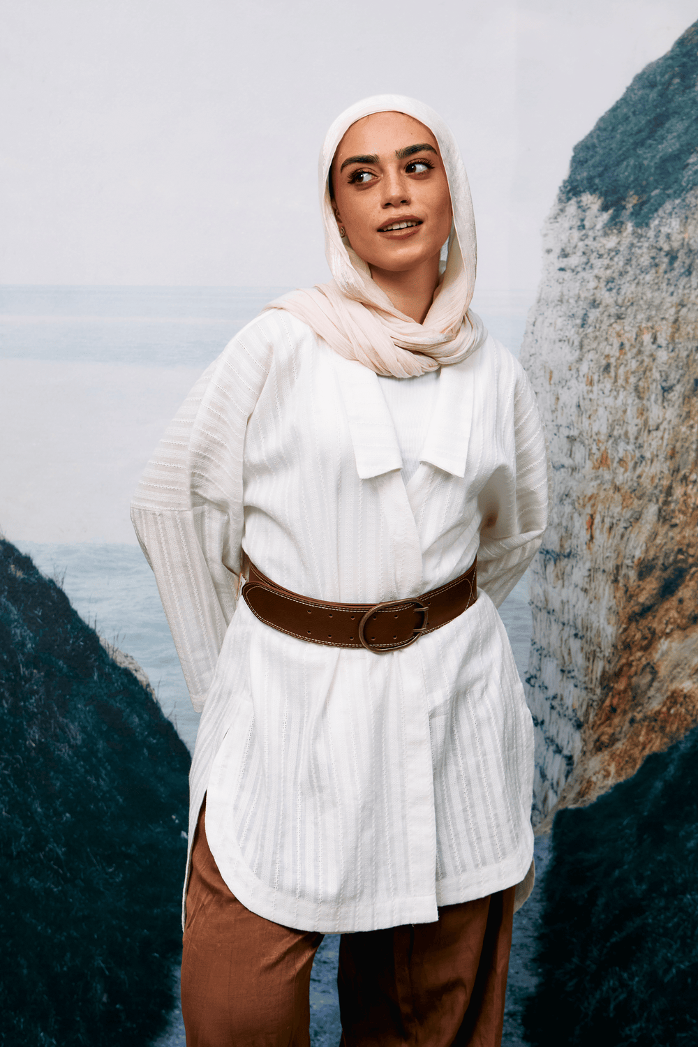 Swept Away Shirt in Offwhite