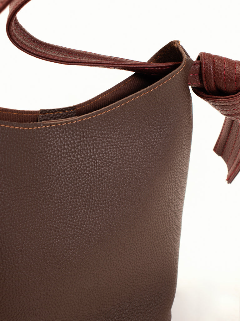 The Go-Getter Bucket Bag In Brown