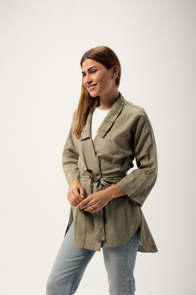 Swept Away Shirt in Olive