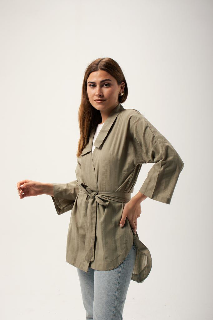 Swept Away Shirt in Olive