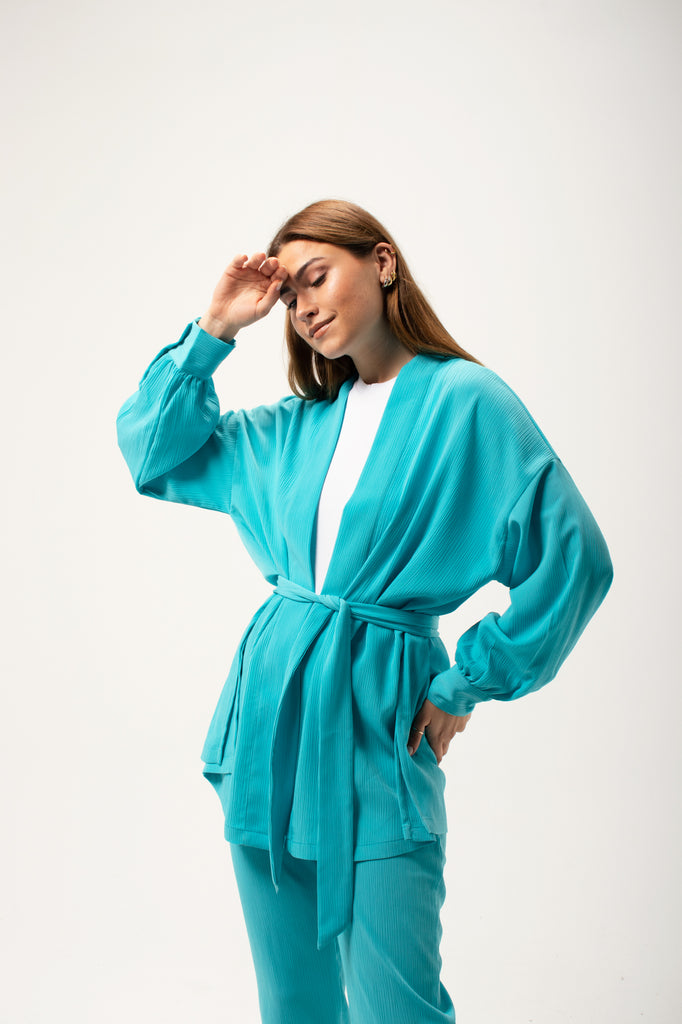 Stay Cool Set in Turquoise Blue