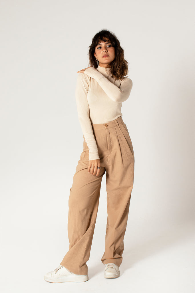 Staple Trousers in Camel