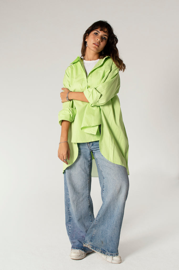 Uptown Shirt in Lime