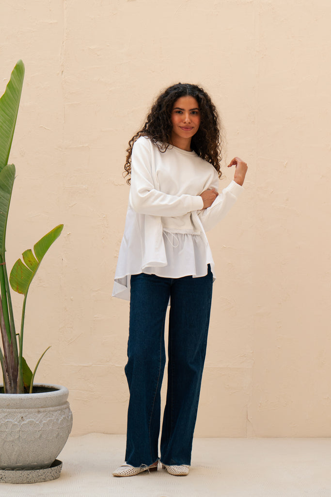Back To Basic Top in White